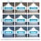 Luxrite Slim Outdoor LED Wall Pack Dusk to Dawn 45/60/75W Up to 10125LM 3CCT 3000K-5000K IP65, 2PK LR40560-2PK - alternate 6